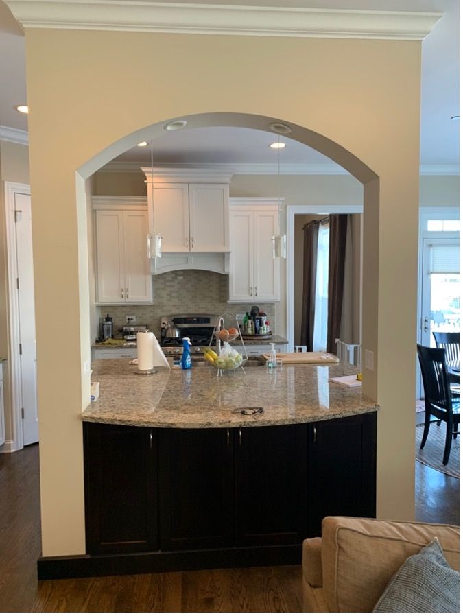 Kitchen Designer Northbrook: Original small kitchen footprint