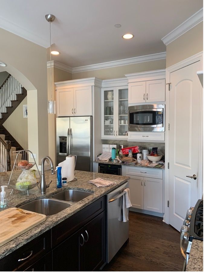 Northbrook Kitchen Remodel: Removing arched wall for open concept