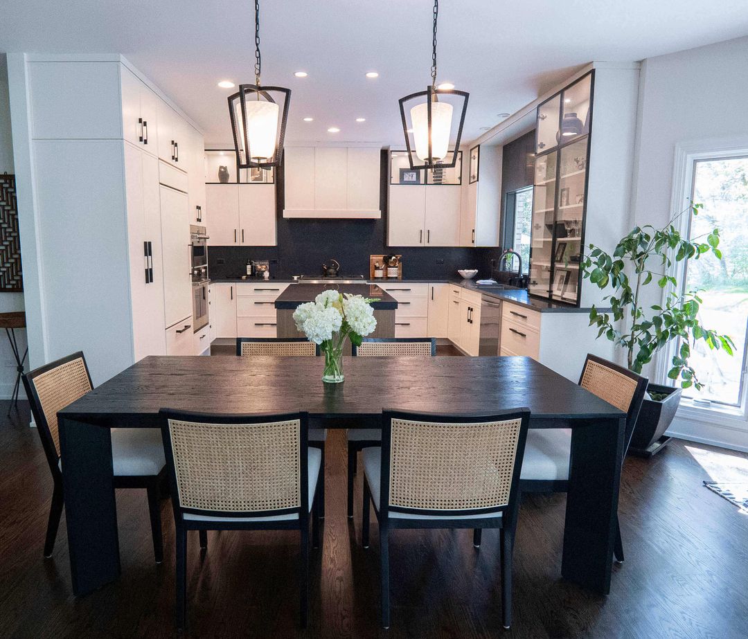 kildeer kitchen remodel black quartzite black metal glass doors by kelly thayer